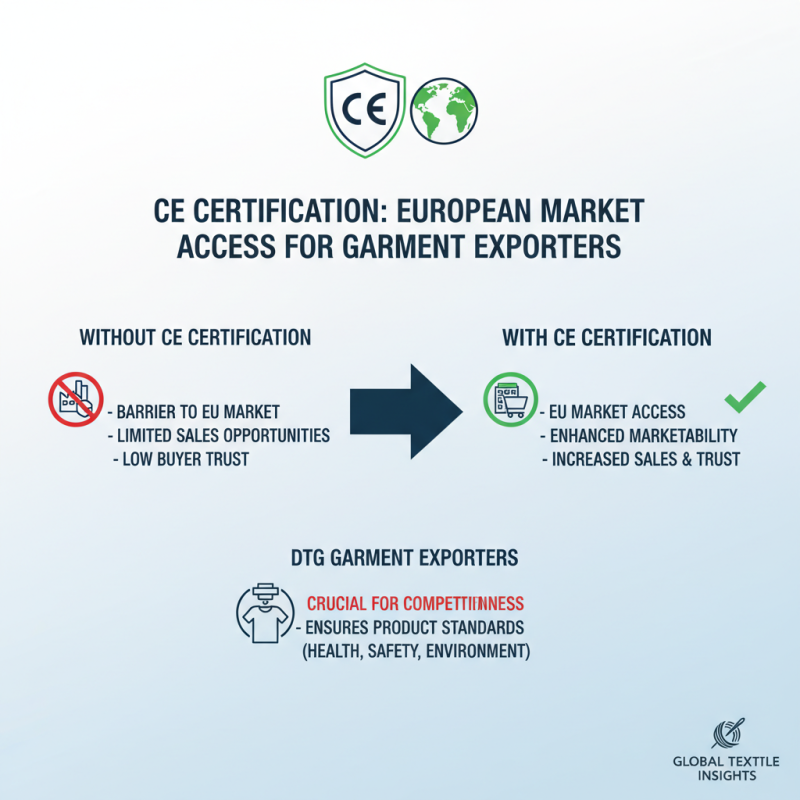 What is China CE Certification for Dtg Garment Exporters?