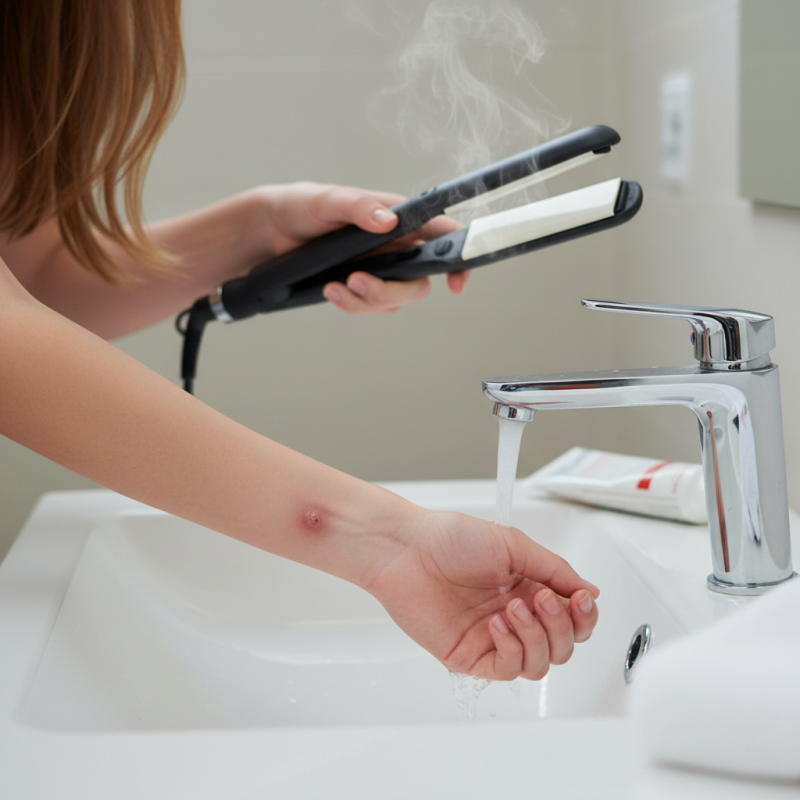How To Treat A Burn From A Hair Straightener Fast