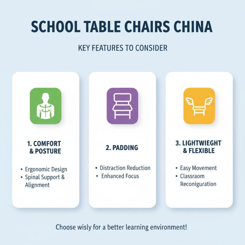 Best School Table Chairs for Global Buyers in China?