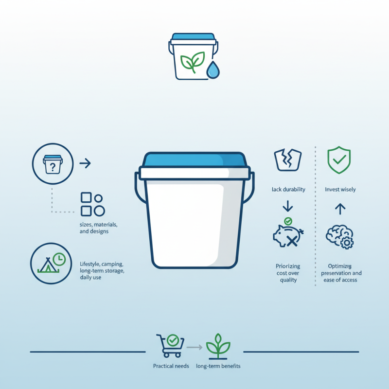 How to Choose the Best Iml Food Bucket for Your Needs?