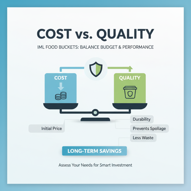 How to Choose the Best Iml Food Bucket for Your Needs?