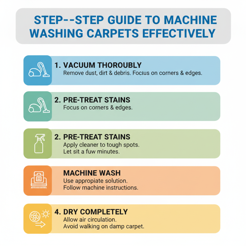 How to Effectively Machine Wash Carpets at Home?