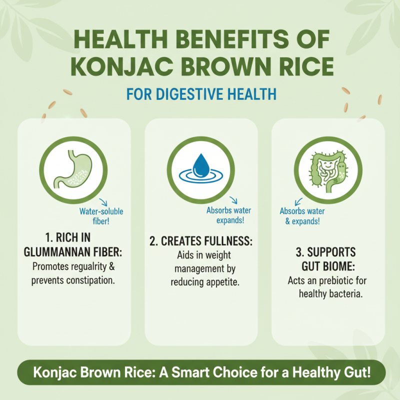 Benefits of Konjac Brown Rice for Global Buyers?
