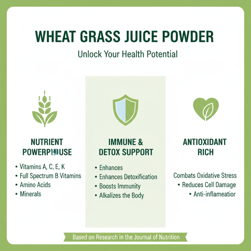How to Choose the Best Wheat Grass Juice Powder for Health?
