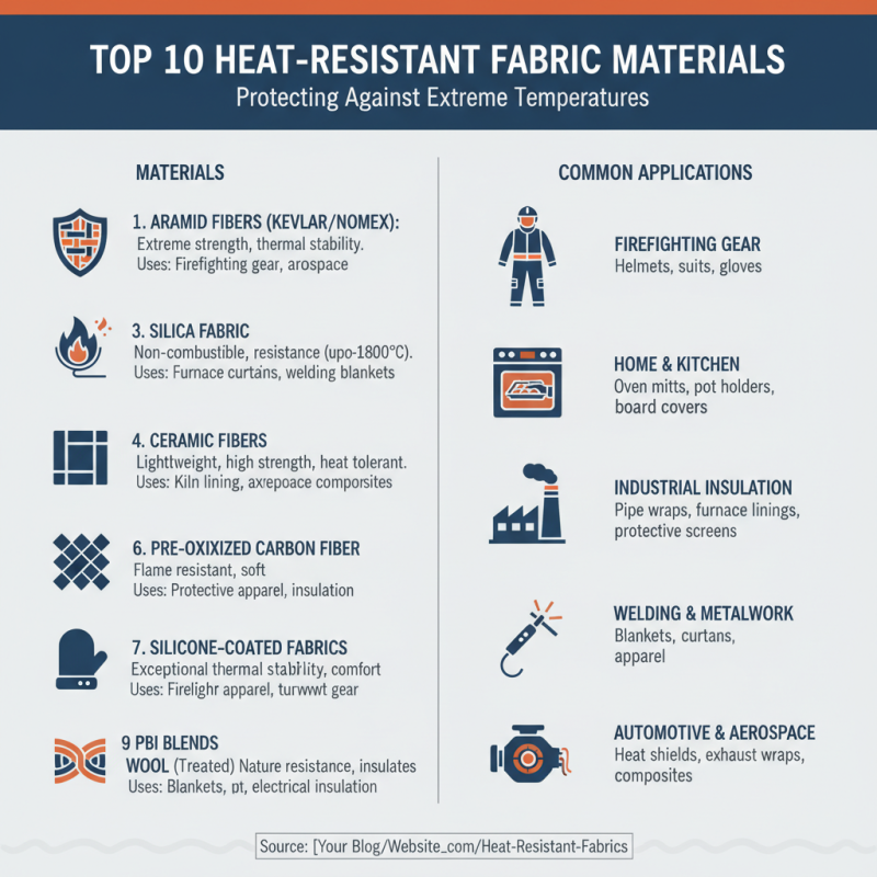 Top 10 Heat Resistant Fabric Materials for Global Buyers?