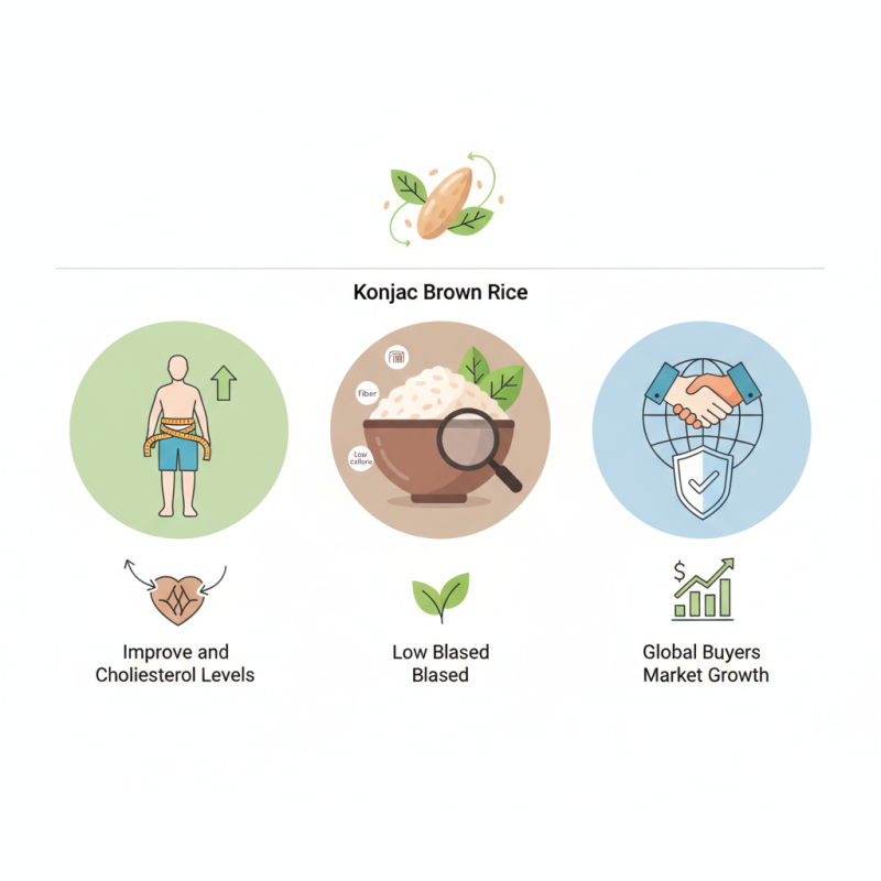 Benefits of Konjac Brown Rice for Global Buyers?