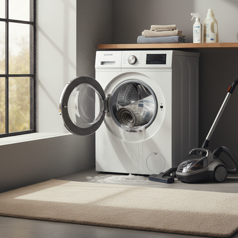 How to Effectively Machine Wash Carpets at Home?