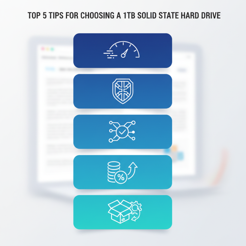 Top 5 Tips for Choosing a 1TB Solid State Hard Drive?