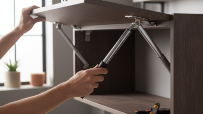 How to Adjust Hydraulic Gas Strut Lift Support for Cabinet Doors?