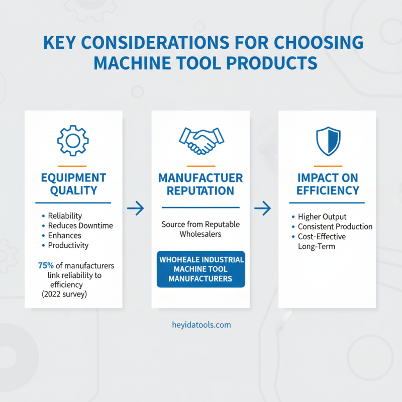 Top 10 OEM Wholesale Machine Tool Equipment Products You Should Know?