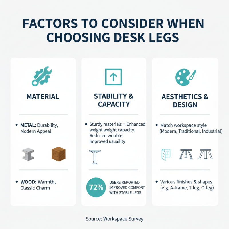 How to Choose the Right Desk Leg for Your Workspace?