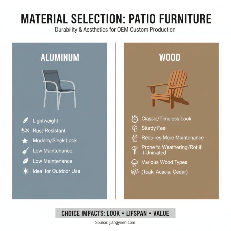 2026 How to Choose OEM Custom Patio Furniture Factories for Your Needs