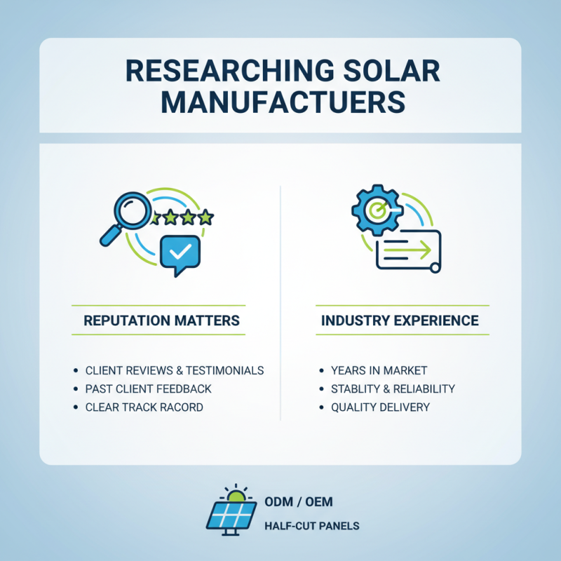 How to Choose the Right ODM OEM Half Cut Solar Panel Manufacturers?