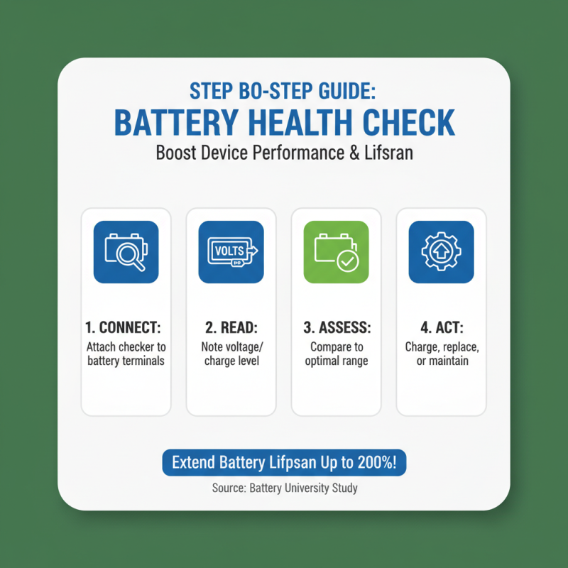 How to Use a Battery Status Checker for Optimal Performance?