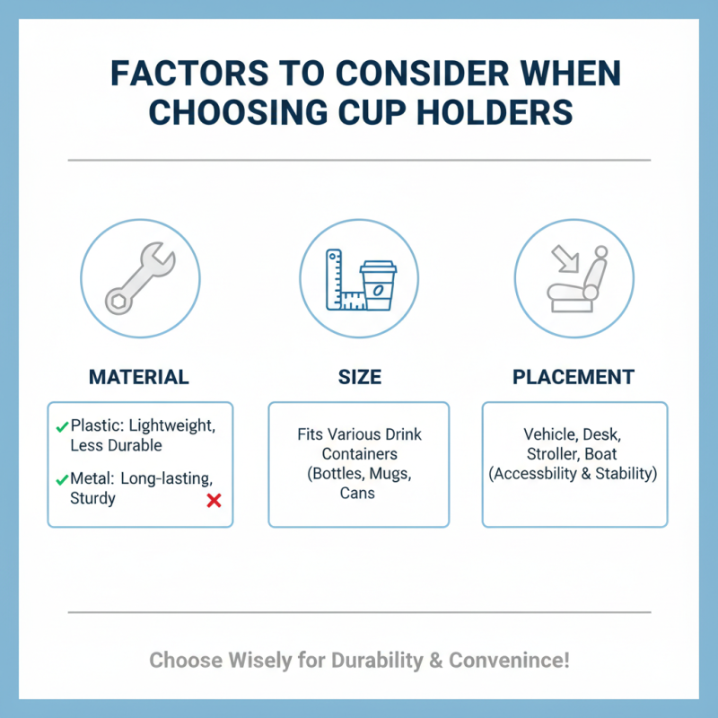 How to Choose the Best Cups Holders for Your Needs?
