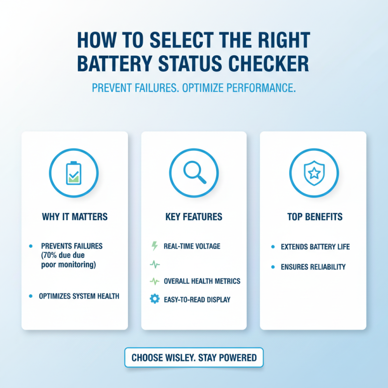 How to Use a Battery Status Checker for Optimal Performance?