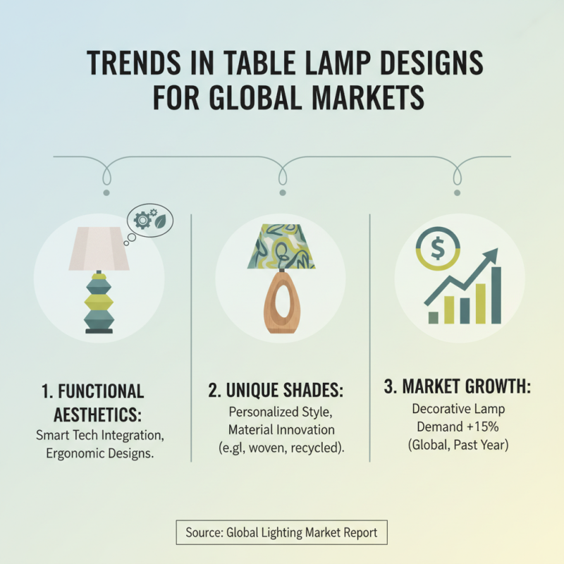 Best Table Lamp Designs for Global Buyers to Consider?