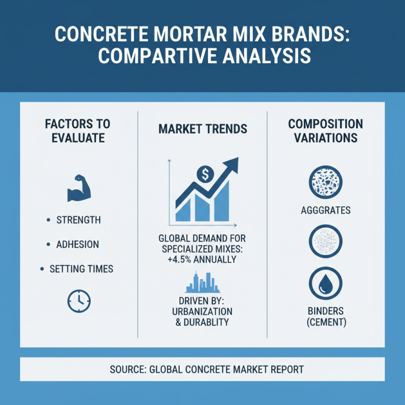 2026 Best Concrete Mortar Mix Options for Global Buyers?