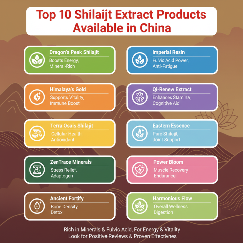 China Top 10 Best Buy Shilajit Extract Products for Health Benefits?