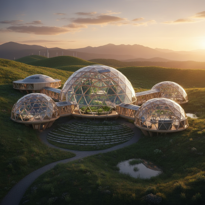 Geodesic Dome Shapes for Sustainable Architecture Solutions?