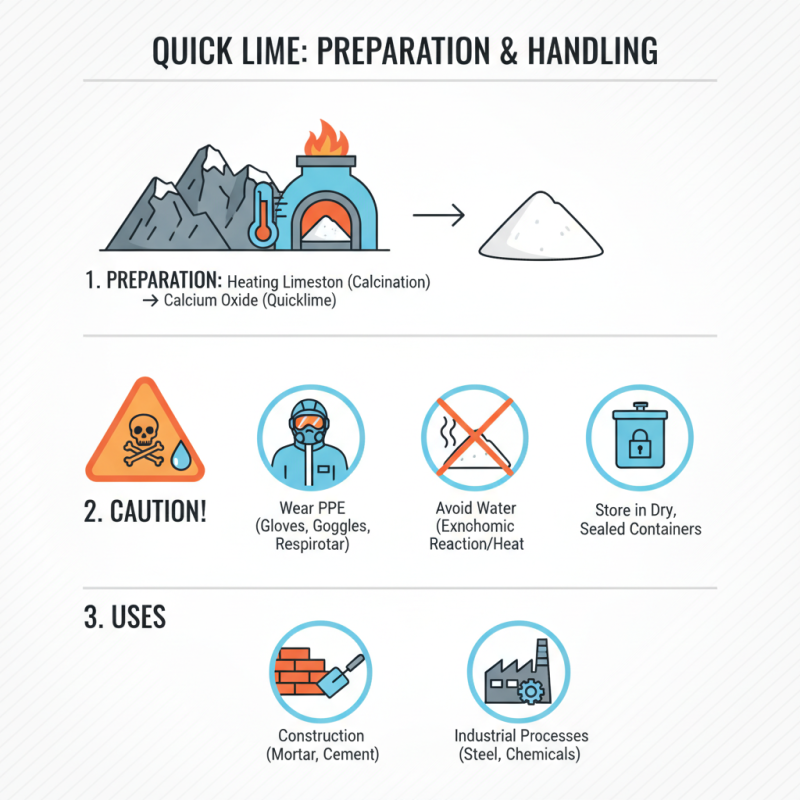 How to Use Quick Lime for Construction and Industrial Applications?