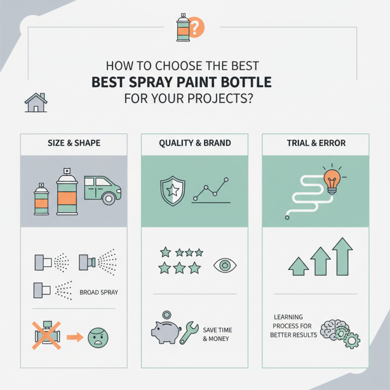 How to Choose the Best Spray Paint Bottle for Your Projects?