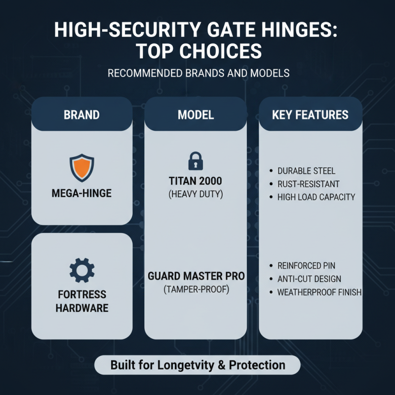 Top Black Gate Hinges for Your Security Needs?