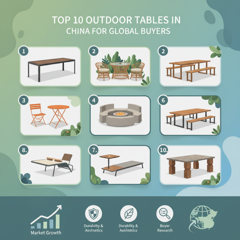 Top 10 Outdoor Tables in China for Global Buyers?