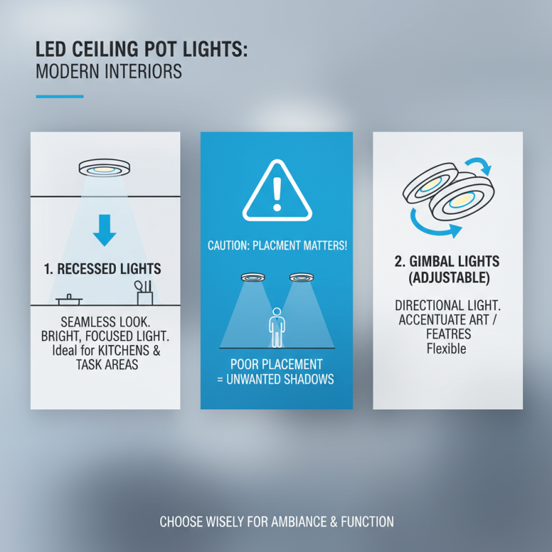 Best Led Ceiling Pot Lights for Modern Home Interiors?