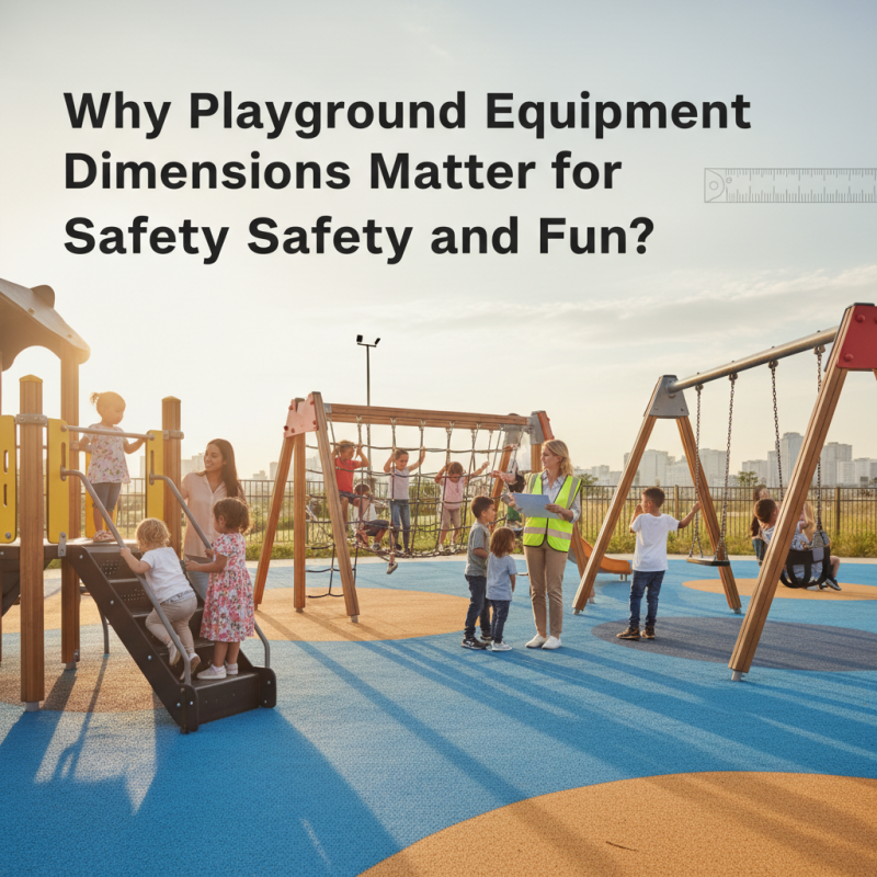 Why Playground Equipment Dimensions Matter for Safety and Fun?
