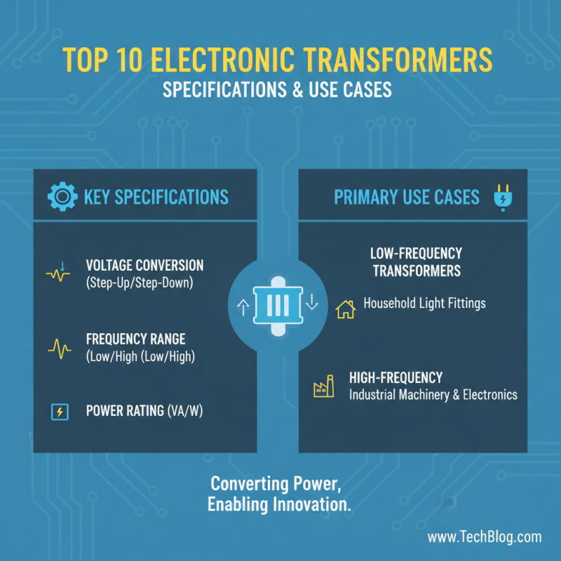 Top 10 Electronic Transformers You Must Know About?