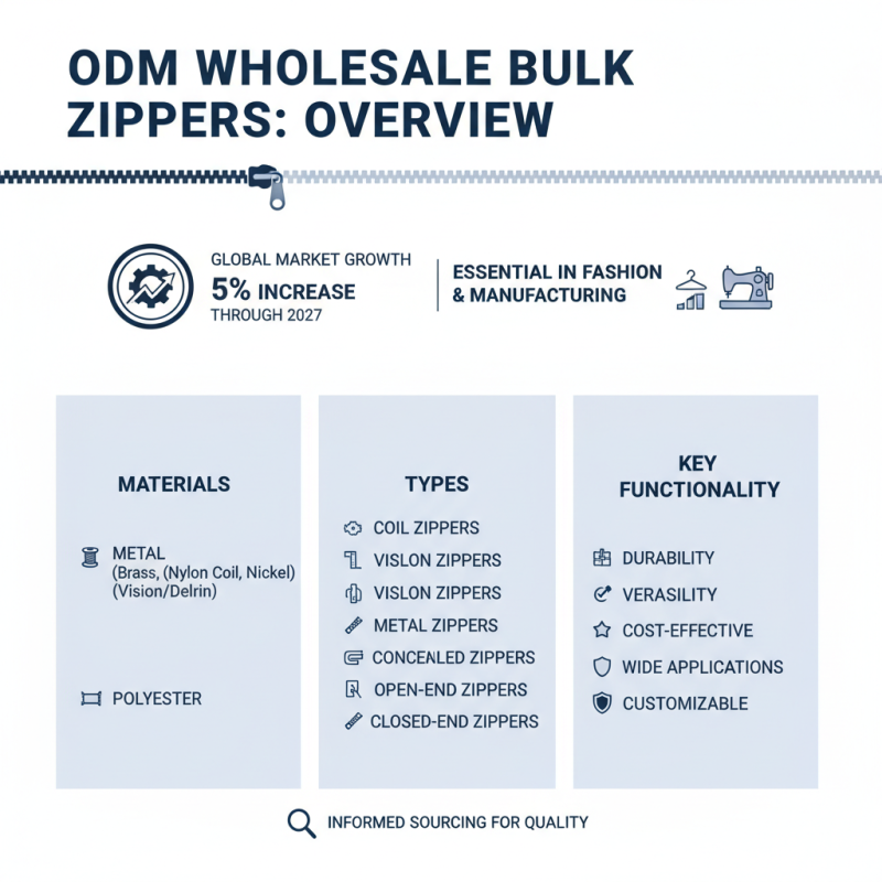 What is ODM Wholesale Bulk Zippers and How to Choose the Best Product?