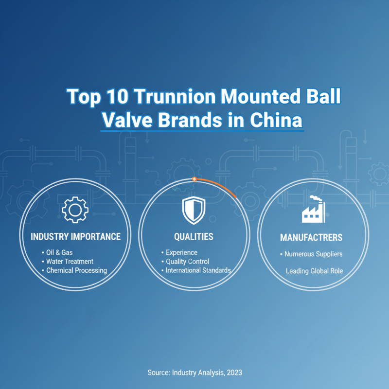 Top 10 Wholesale China Trunnion Mounted Ball Valve Brands to Know?