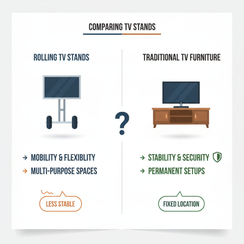 Best Rolling TV Stands for Your Home or Office Setup?