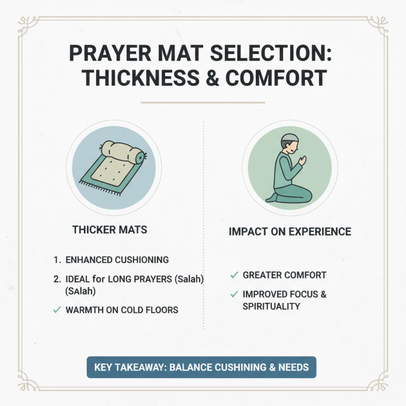 How to Choose the Best Thick Prayer Mat for Your Needs?
