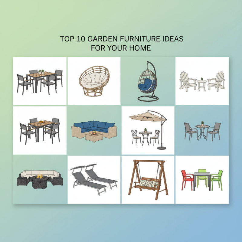 Top 10 Garden Furniture Ideas You Need for Your Home?