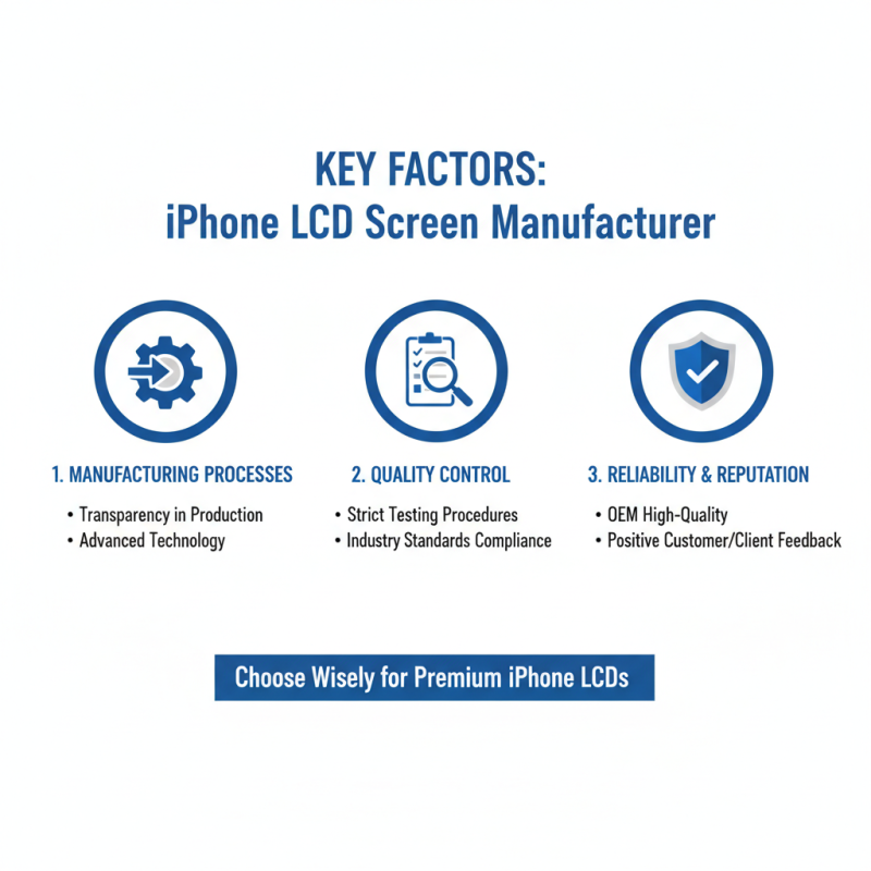 How to Choose an OEM High Quality iPhone LCD Screen Manufacturer?
