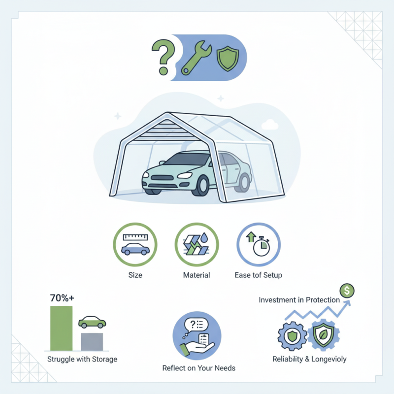 How to Choose the Best Car Garage Tent for Your Needs?