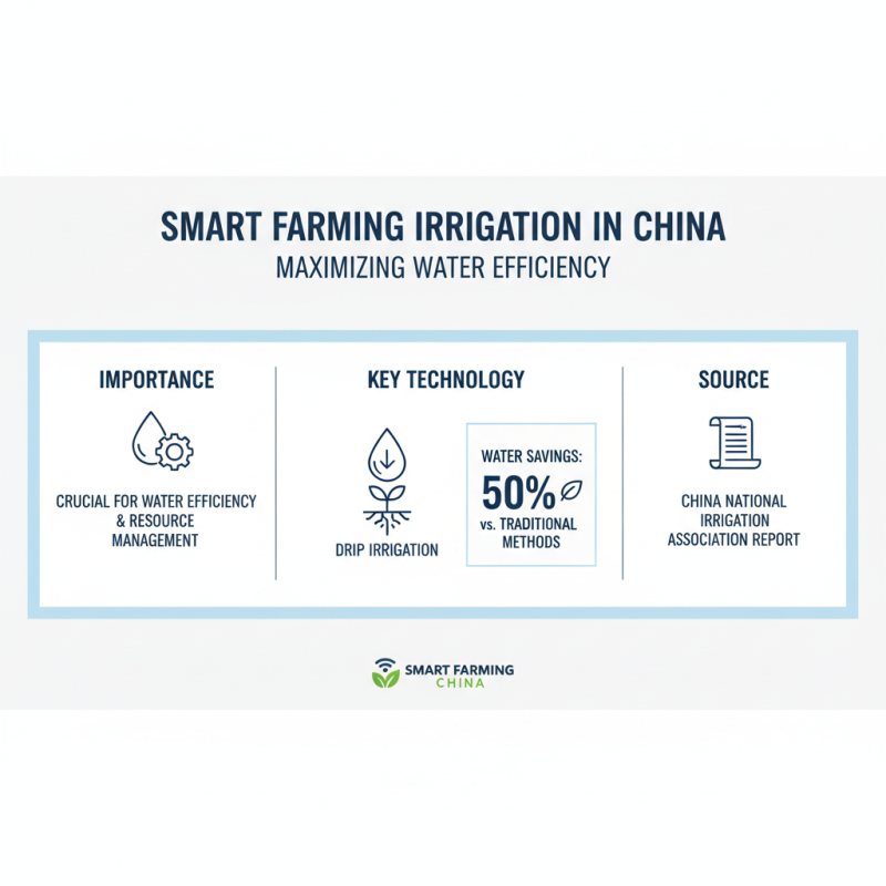 Top Irrigation Devices for Smart Farming in China?