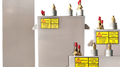 Water-cooled capacitor for induction-heating circuit.png