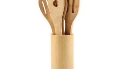 Long handle bamboo spatula bamboo kitchen utensils bamboo spoon kitchen household food grade bamboo soup spoon durable cooking spatula non-stick pan spatula set (3).jpg