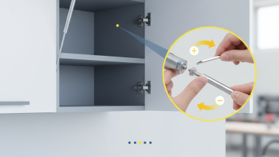 How To Adjust Hydraulic Gas Strut Lift Support For Cabinet Doors?