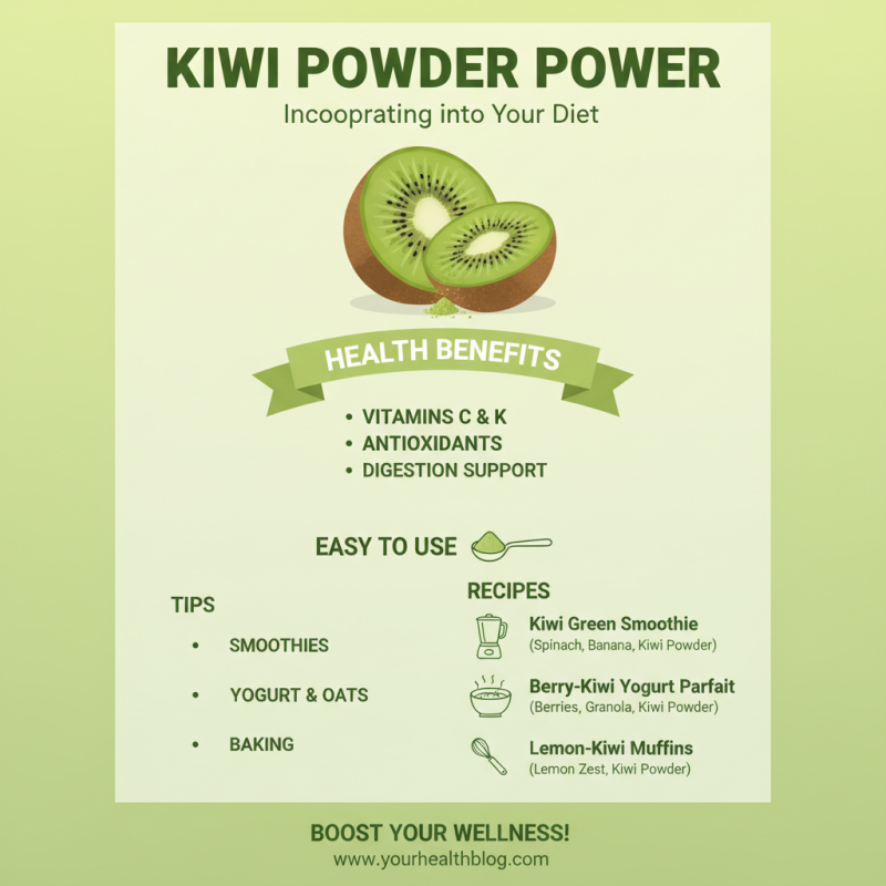 What are the Top Benefits of Kiwi Powder for Health?