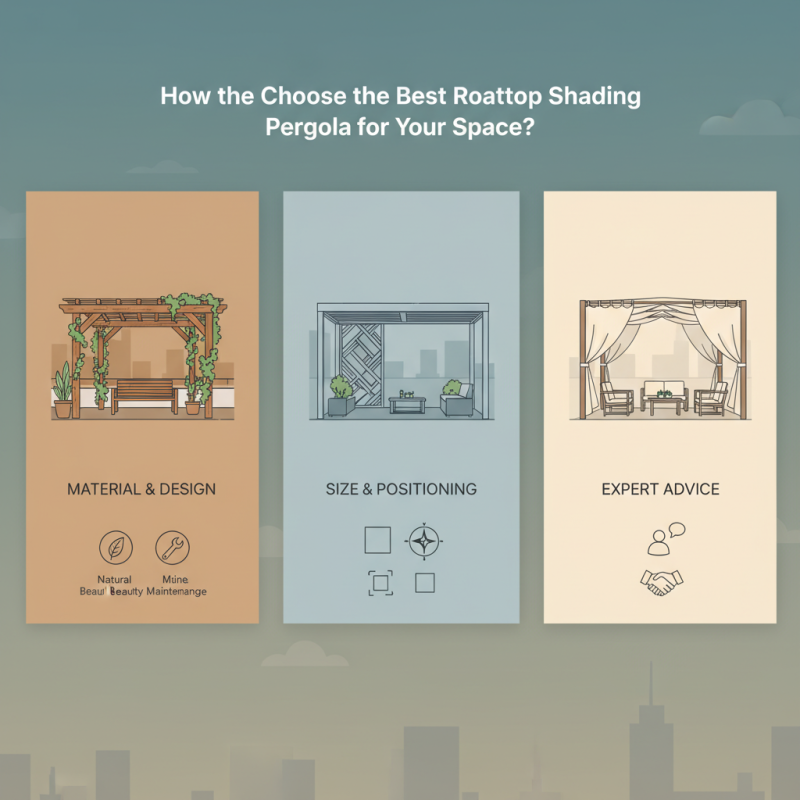 How to Choose the Best Rooftop Shading Pergola for Your Space?