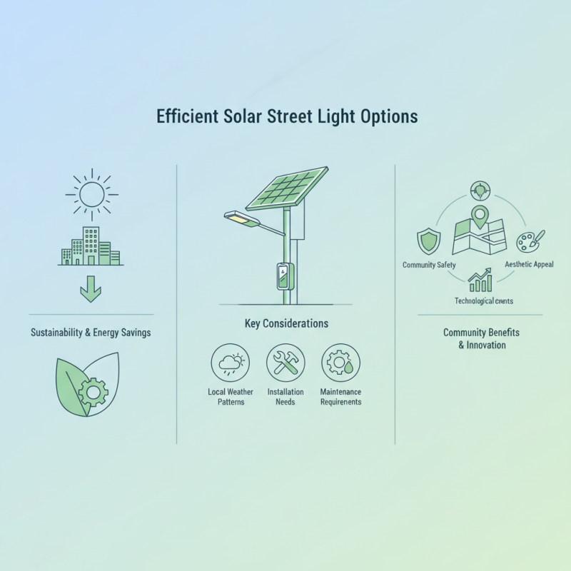Best Solar Street Light Options Near Me for Efficient Lighting?