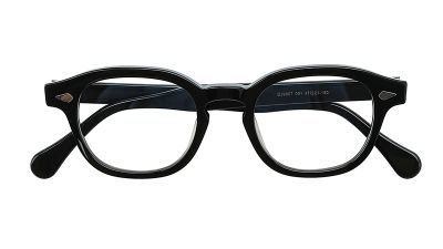 Acetate optical frames, classic black small round frames (2).JPG