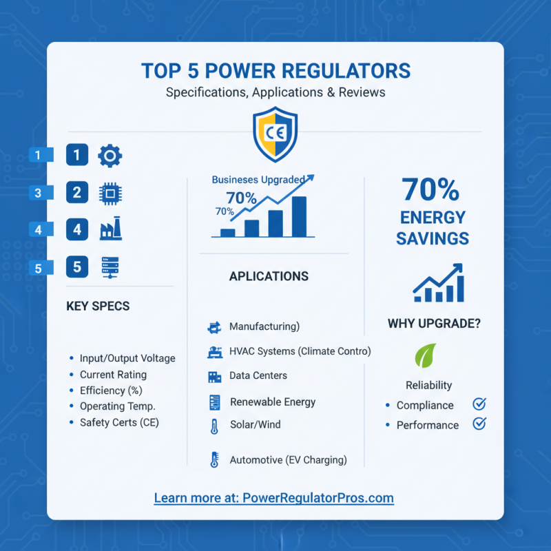 Top 5 High-Quality CE Certification Power Regulators You Should Know?