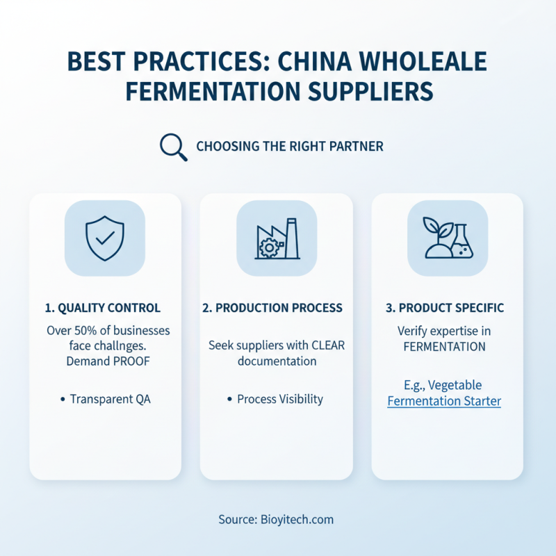 China Top High Quality Wholesale Starter Culture and Fermentation Service Guide?
