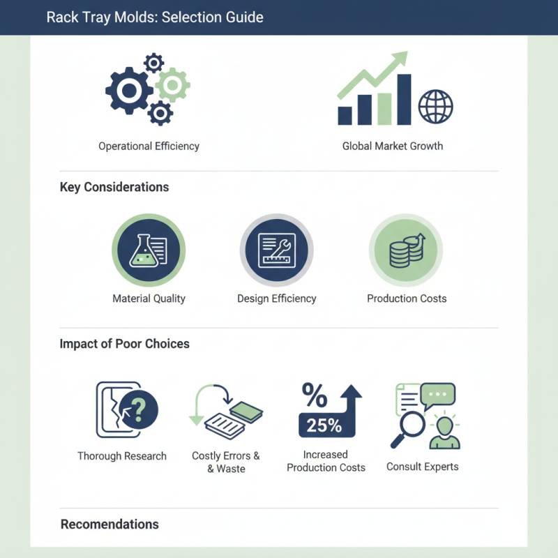 What is Rack Tray Molds and How to Choose the Best Options?