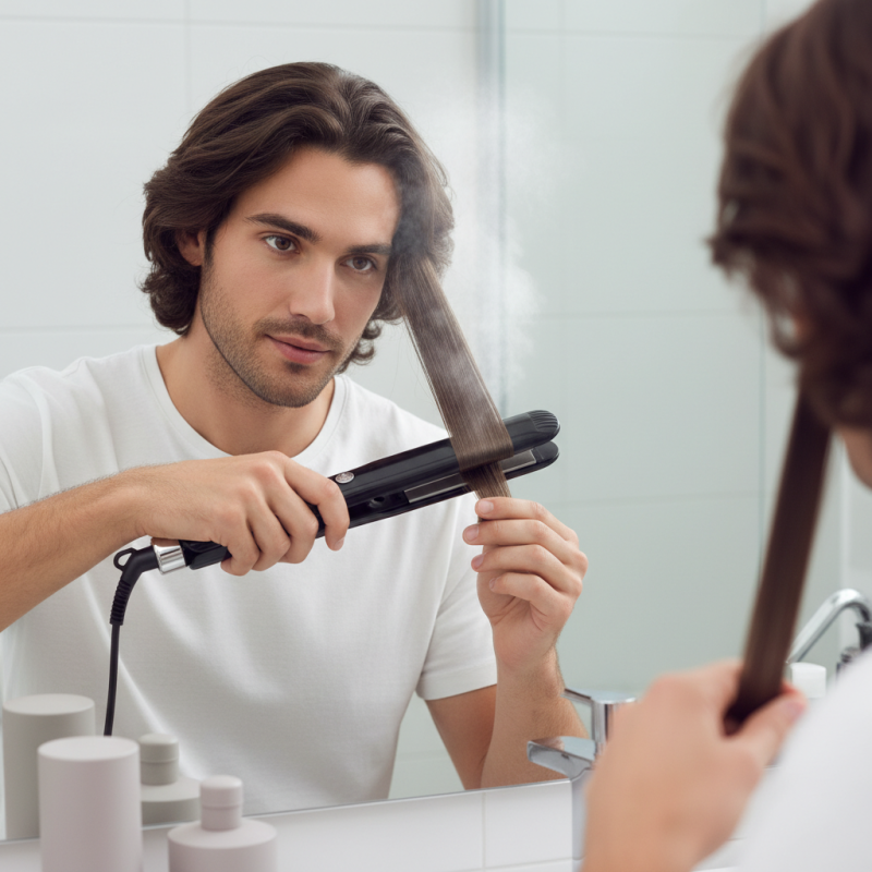 How To Use A Hair Straightener For Guys Like a Pro?